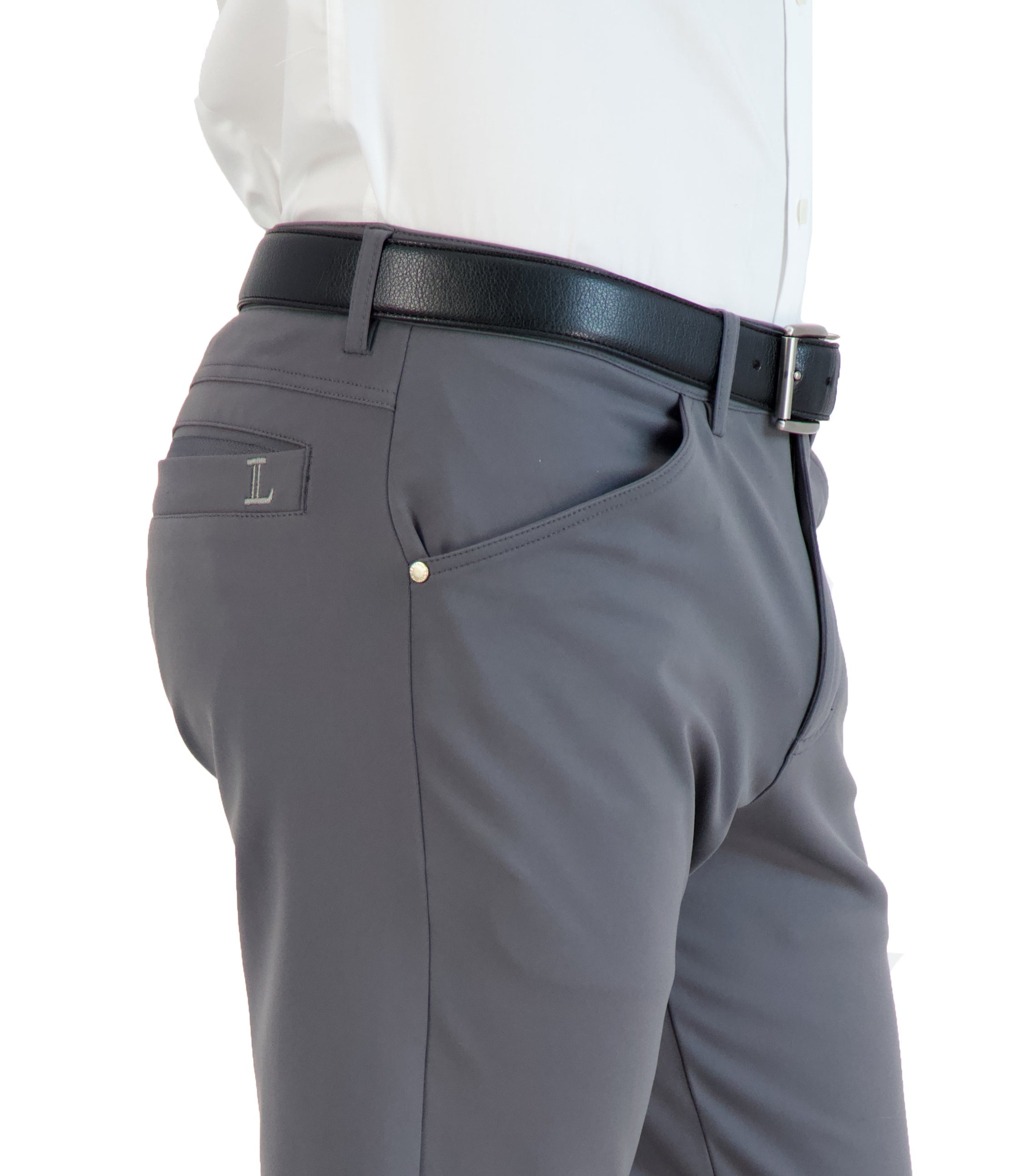 Stretch Men's Performance Pants (Grey)