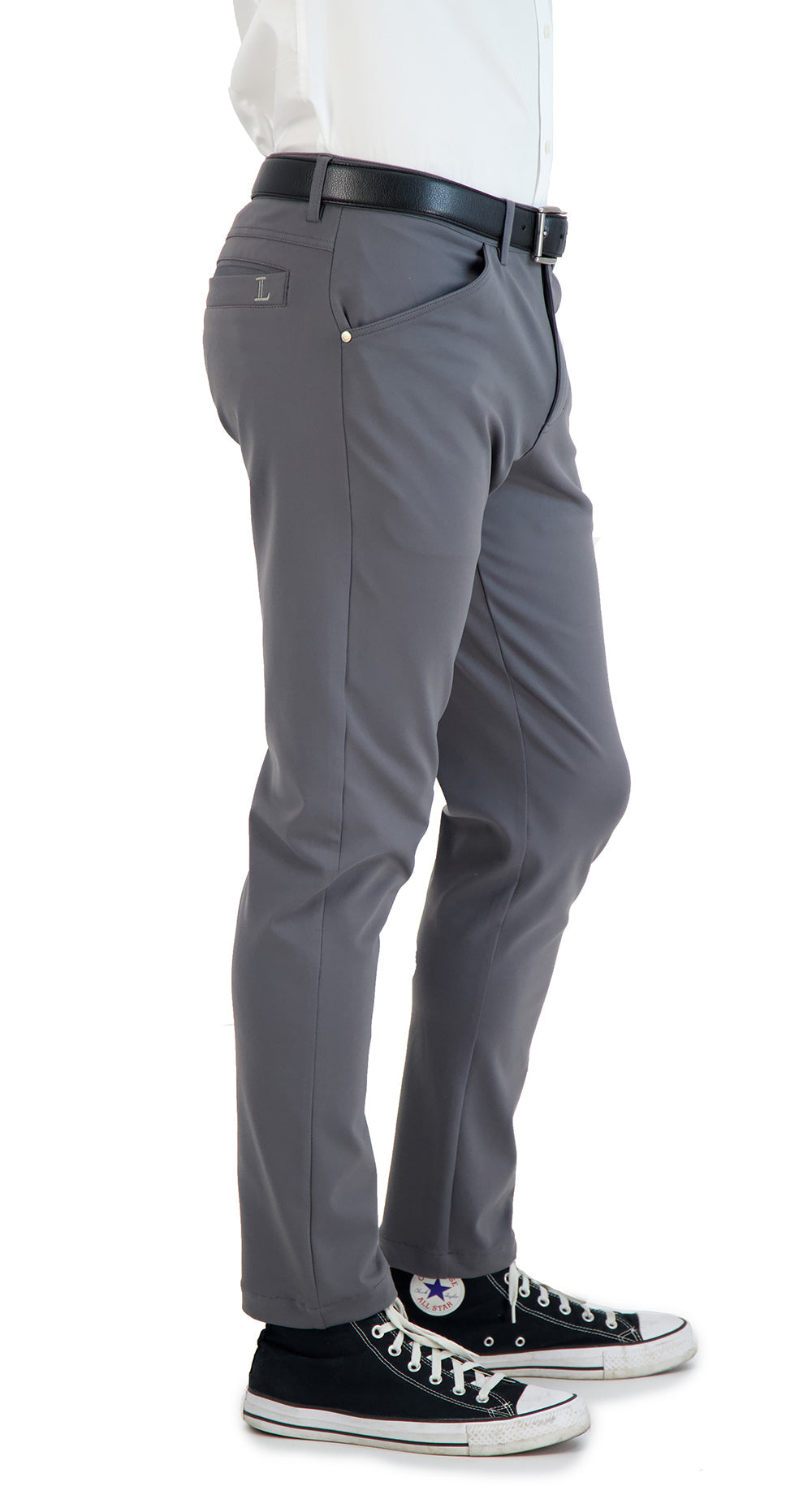 Stretch Men's Performance Pants (Grey)
