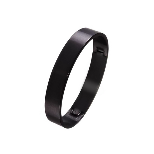 Black Matte Bangle Bracelet