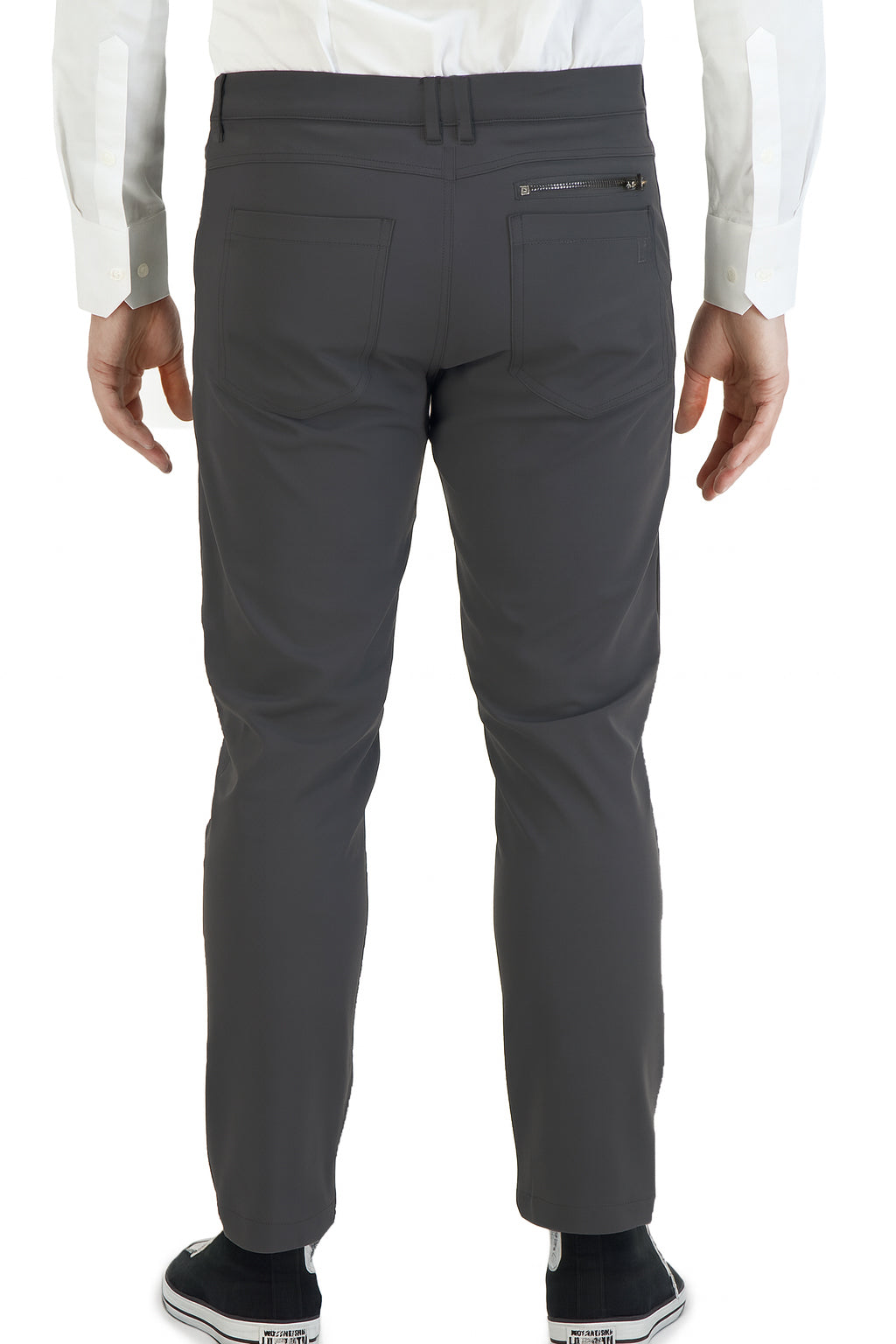 Stretch Men's Performance Chinos (Dark Charcoal)