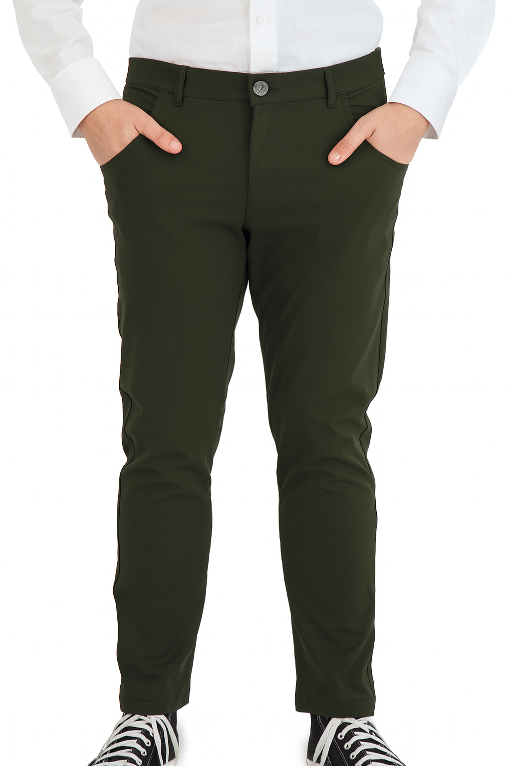 Stretch Men's Performance Chinos (Olive)
