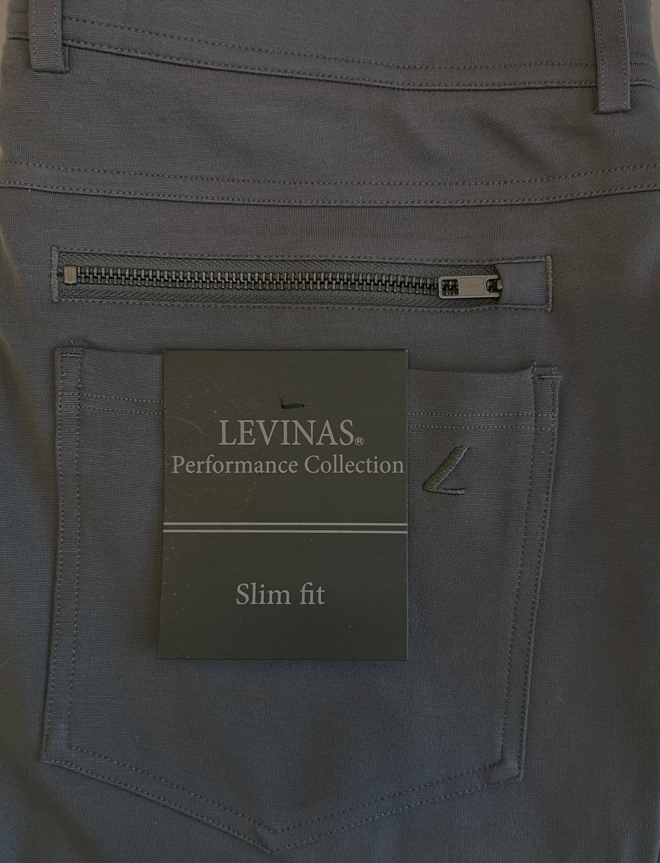 Stretch Men's Performance Chinos (Dark Charcoal)