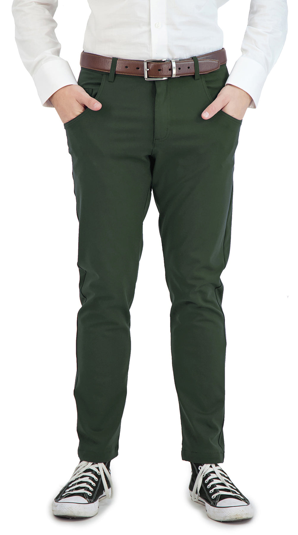 Stretch Men's Performance Chinos (Olive)