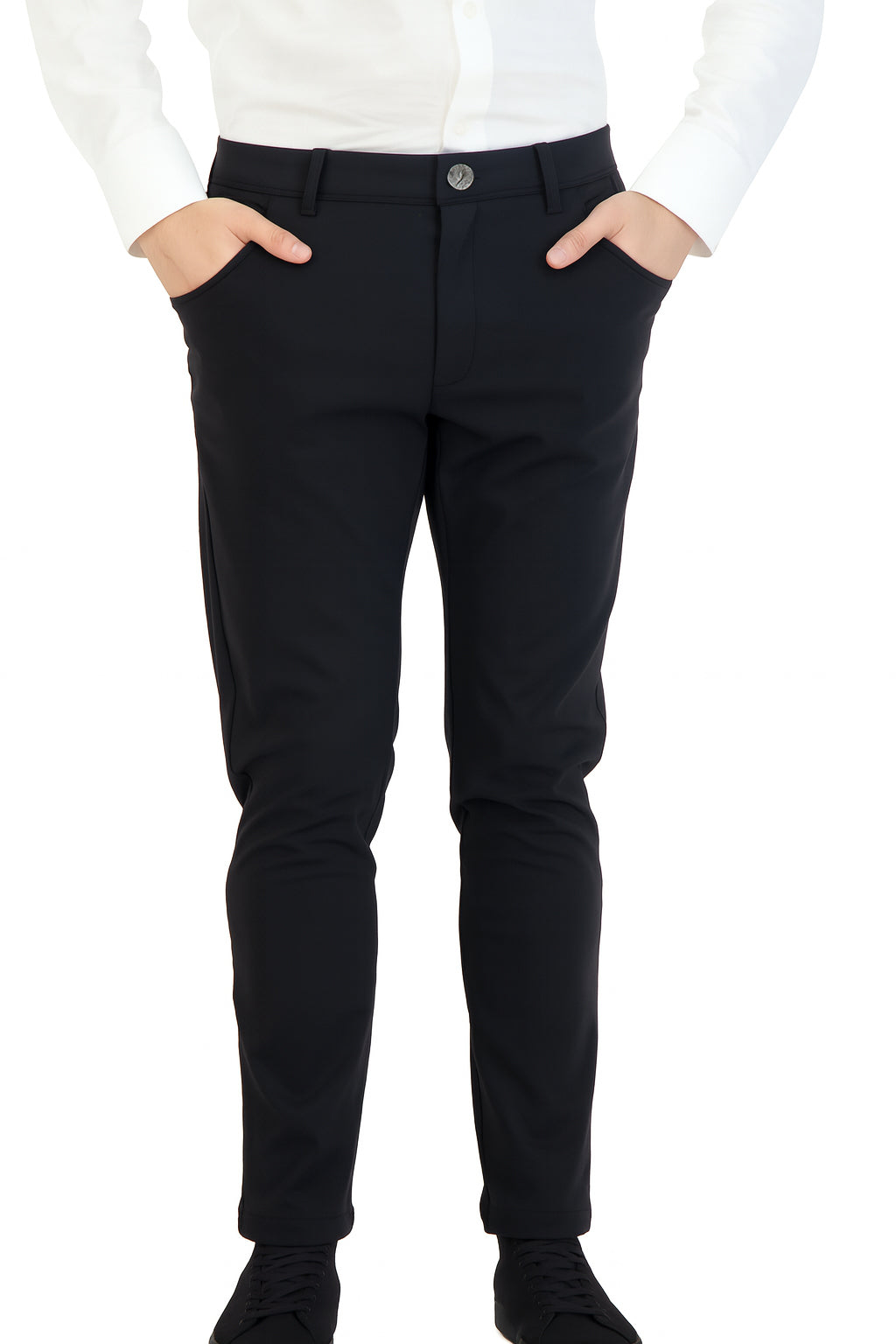 Stretch Men's Performance Chinos (Black)